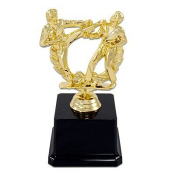 Karate Figürlü Ödül Kupası 659 (10 Adet + BASKI)