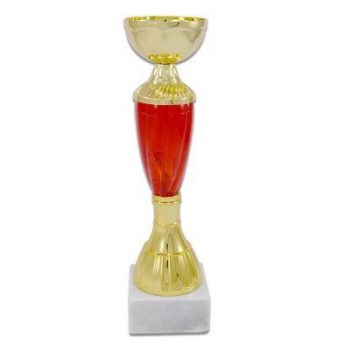 Ödül Kupası Altın Kırmızı KC4144 (1 Adet + BASKI)
