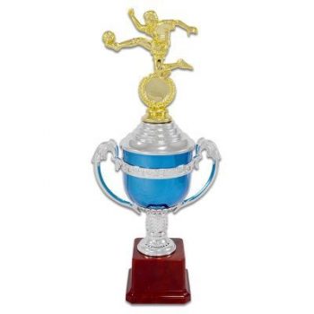 Ödül Kupası Gümüş Mavi KC9032 (1 Adet + BASKI)